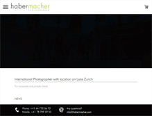 Tablet Screenshot of habermacher.com